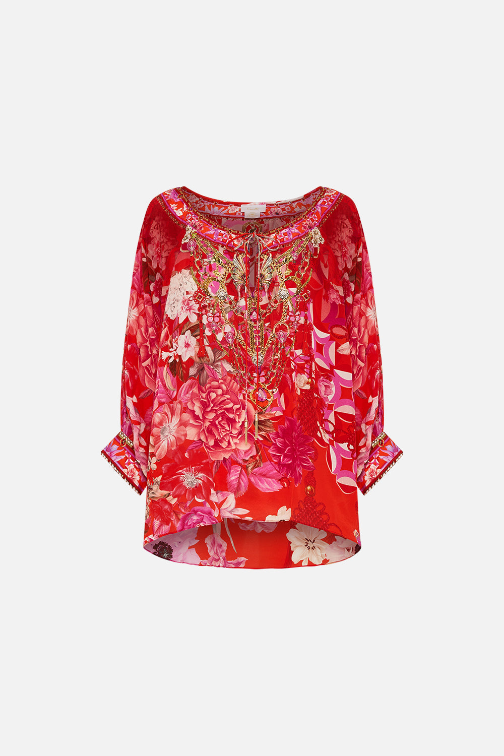 RAGLAN SLEEVE BLOUSE WITH CUFF SECRET GARDEN