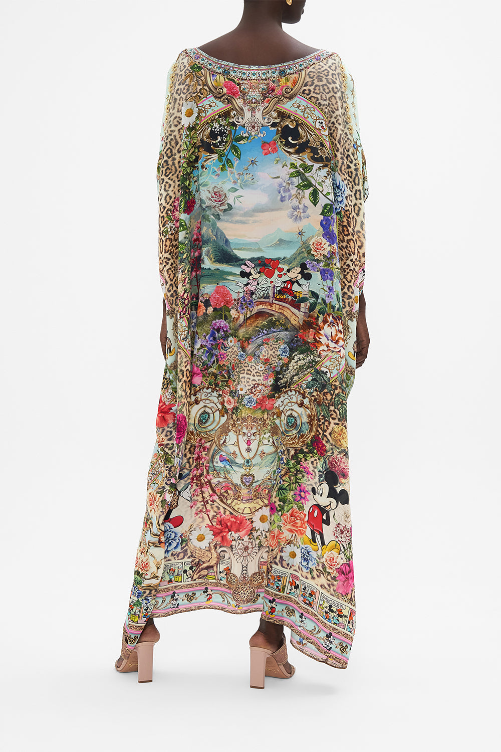 ROUND NECK KAFTAN MICKEY TAKES A TRIP