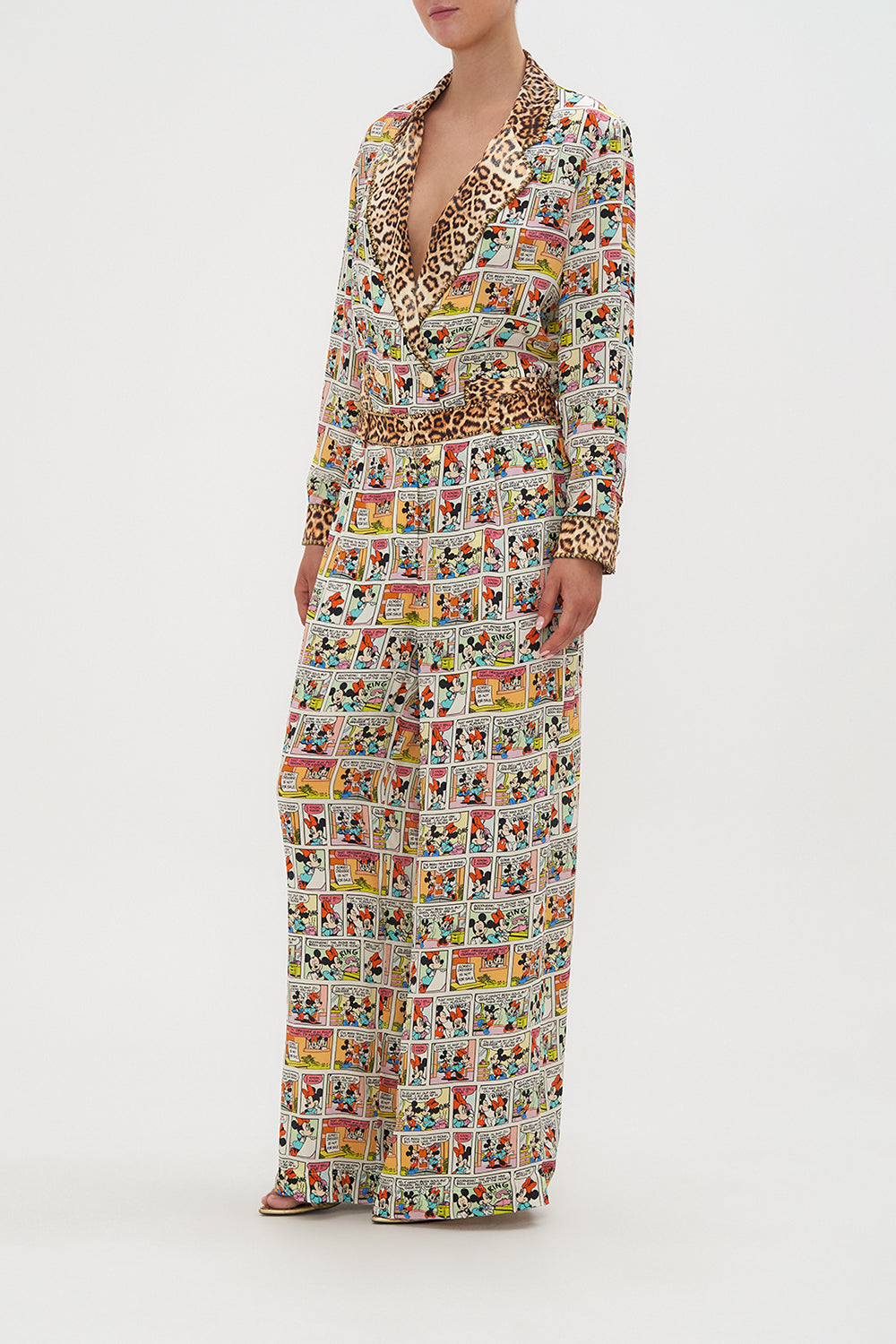 WIDE LEG WAISTED PANT A TRIP DOWN THE COMIC STRIP