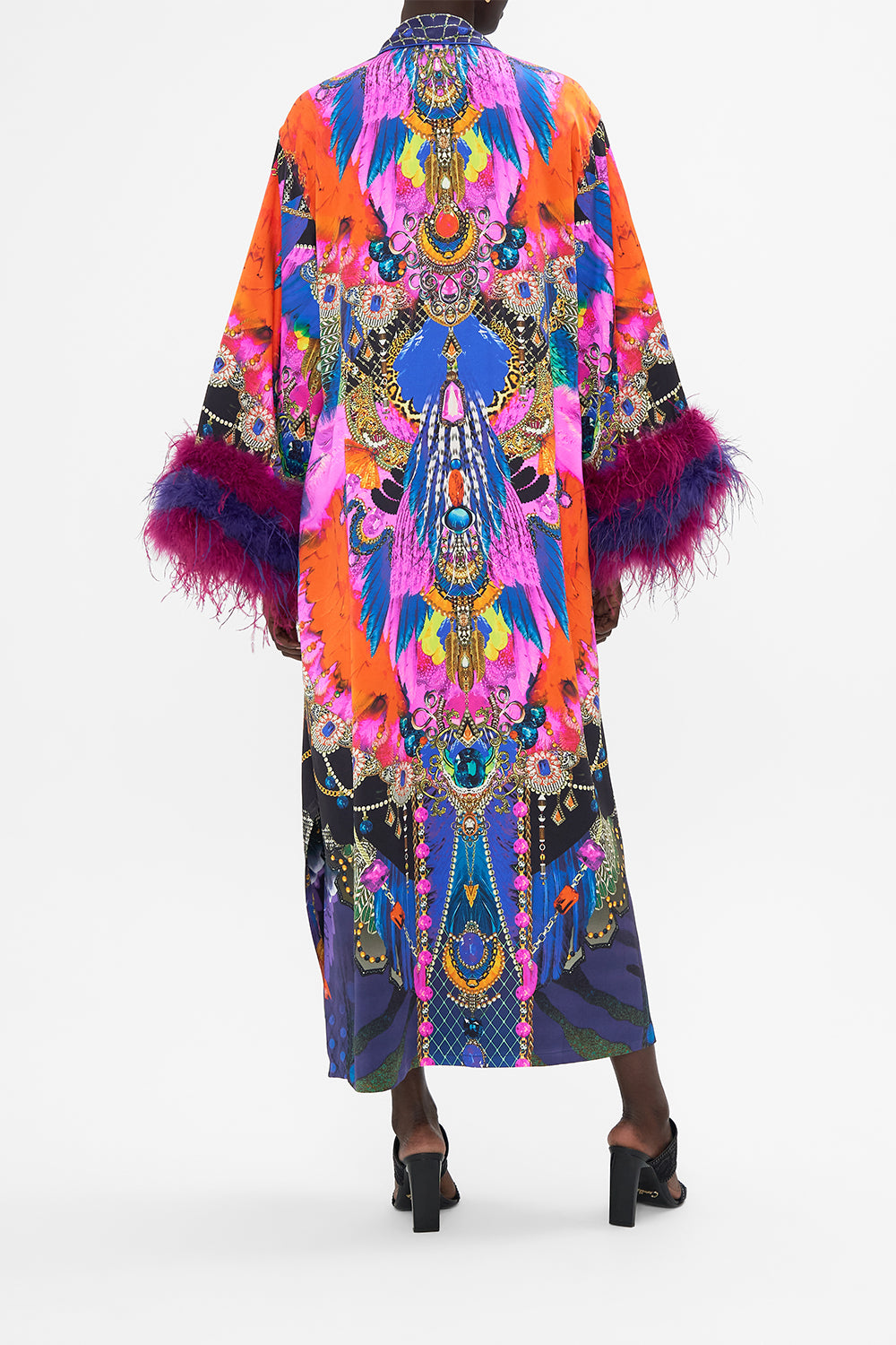 LONG ROBE WITH FLARED SLEEVE DANCING WITH DESTINY