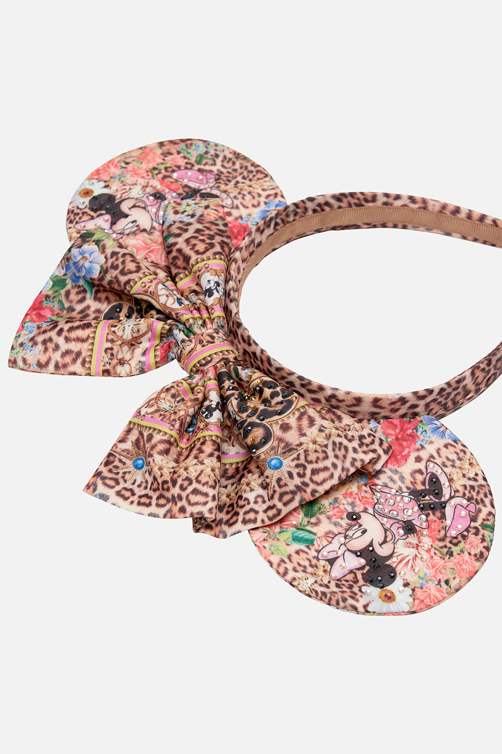 GIRLS HEADBAND WITH MINNIE MOUSE EARS MICKEY MANIA