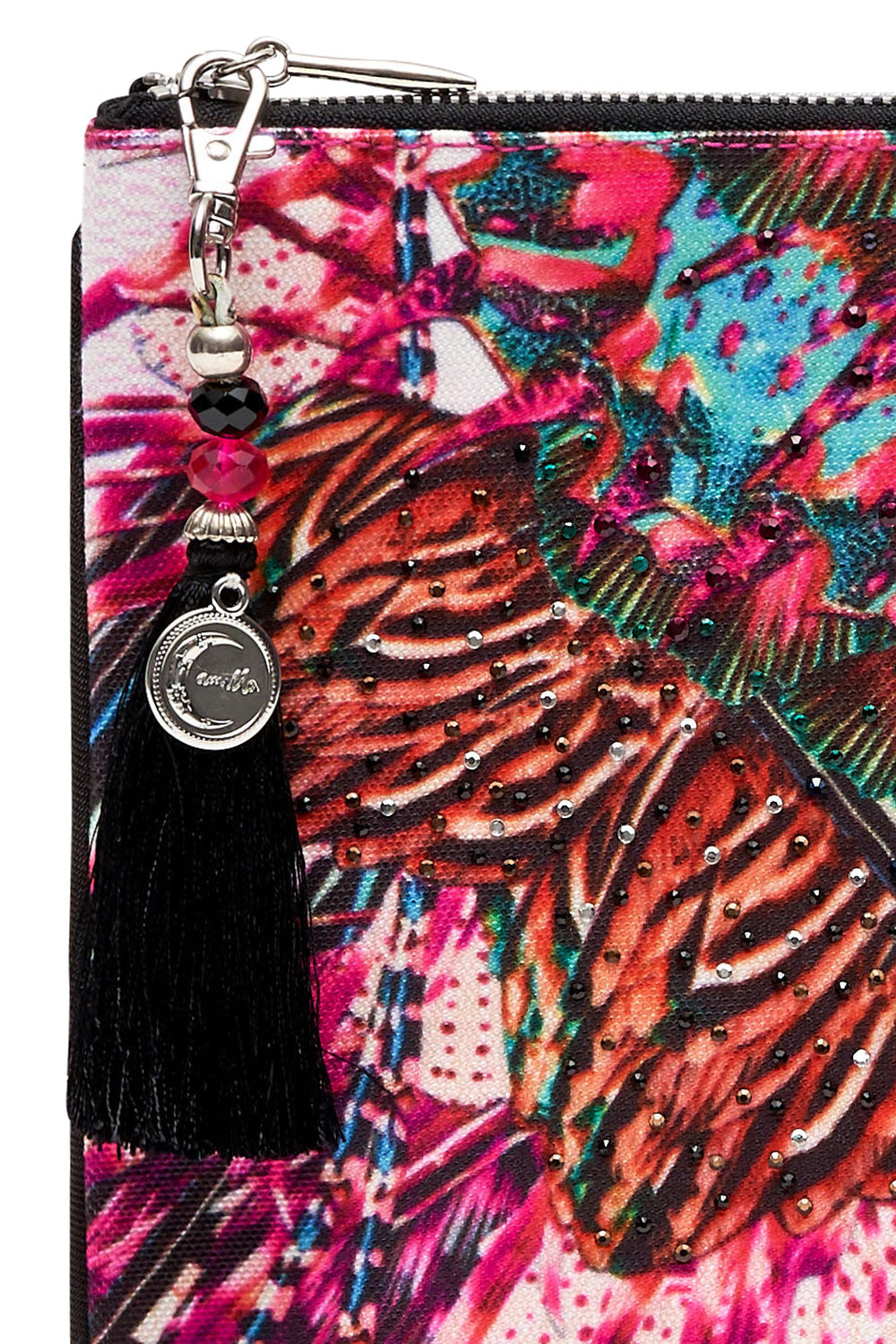 SMALL CANVAS CLUTCH RAINBOW EYES