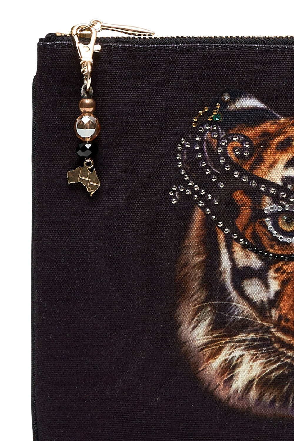 SMALL CANVAS CLUTCH PLACEMENT