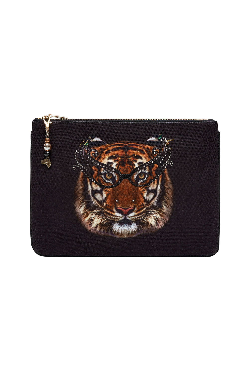 SMALL CANVAS CLUTCH PLACEMENT