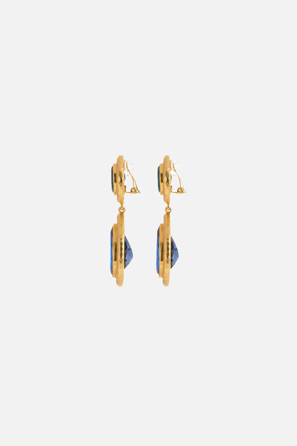 SANTORINI TOPAZ AND SAPPHIRE EARRINGS MULTI