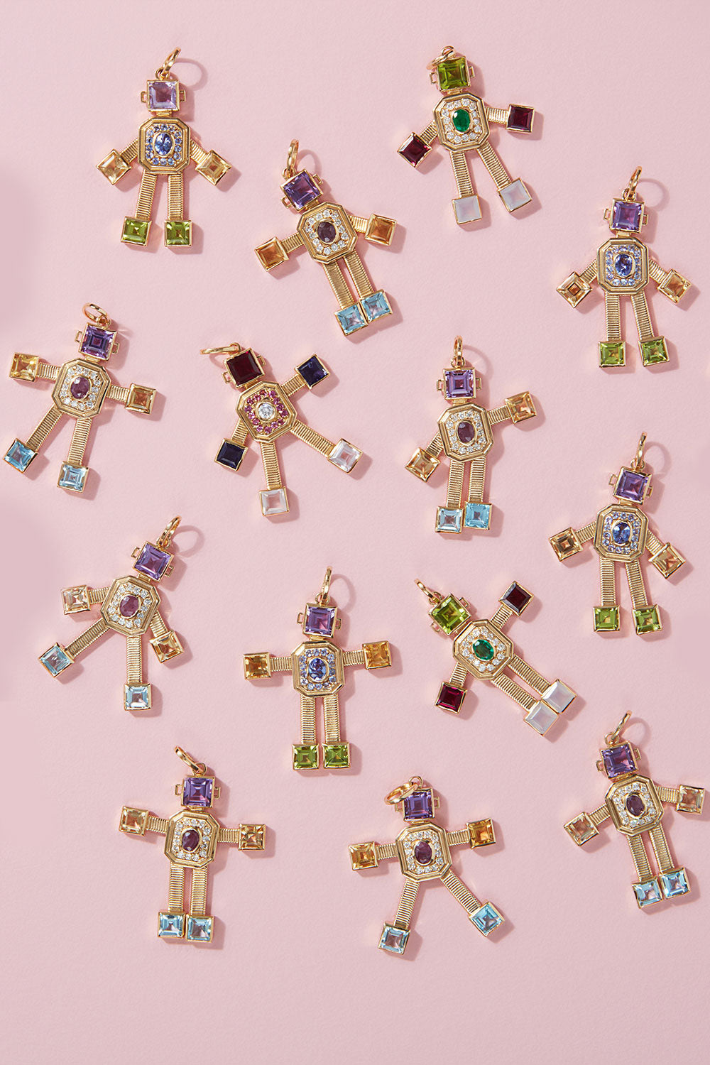 PINKY ROBOT PENDANT MULTI