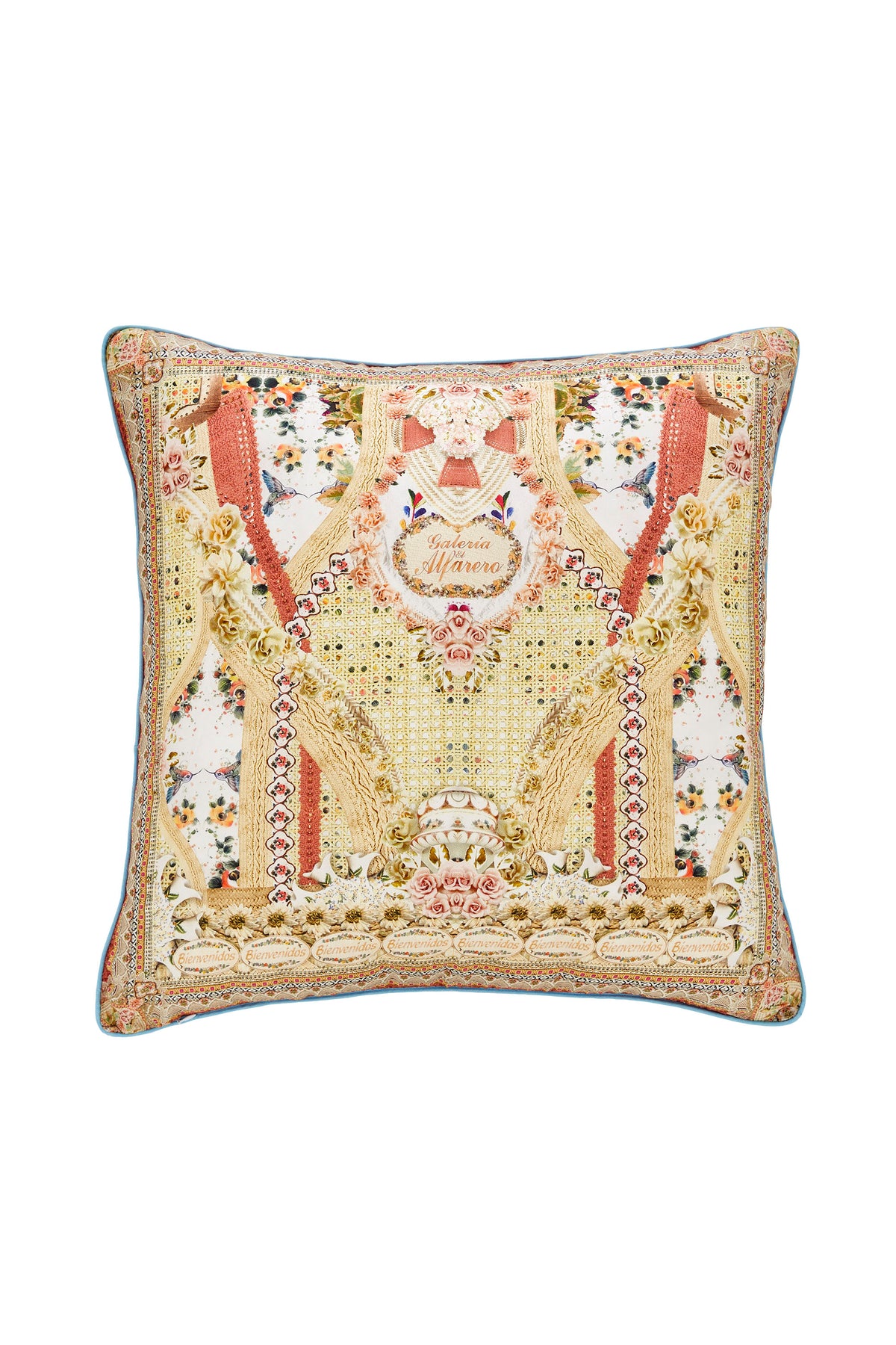 LARGE SQUARE CUSHION GIRL NEXT DOOR