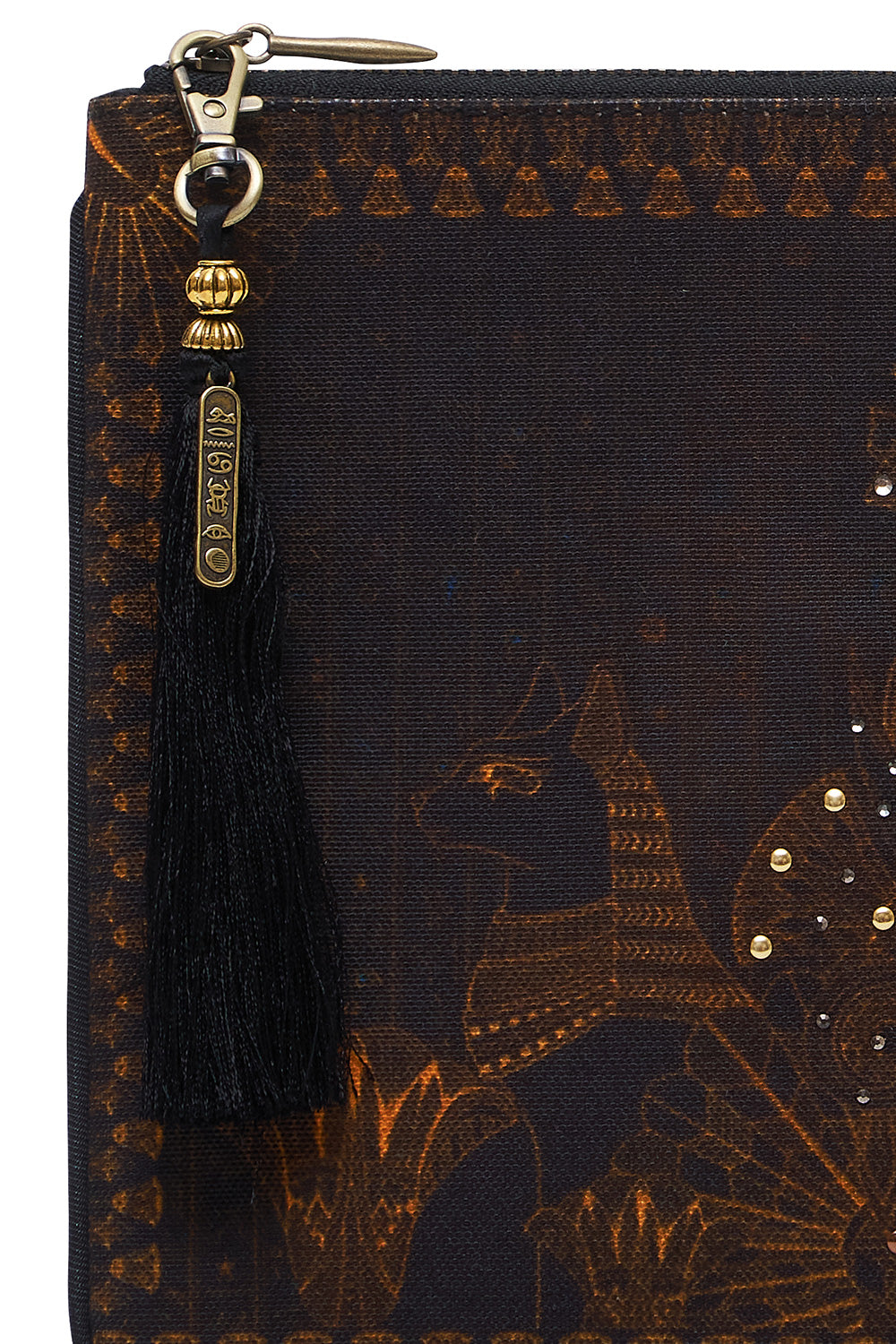 SMALL CANVAS CLUTCH COBRA KING