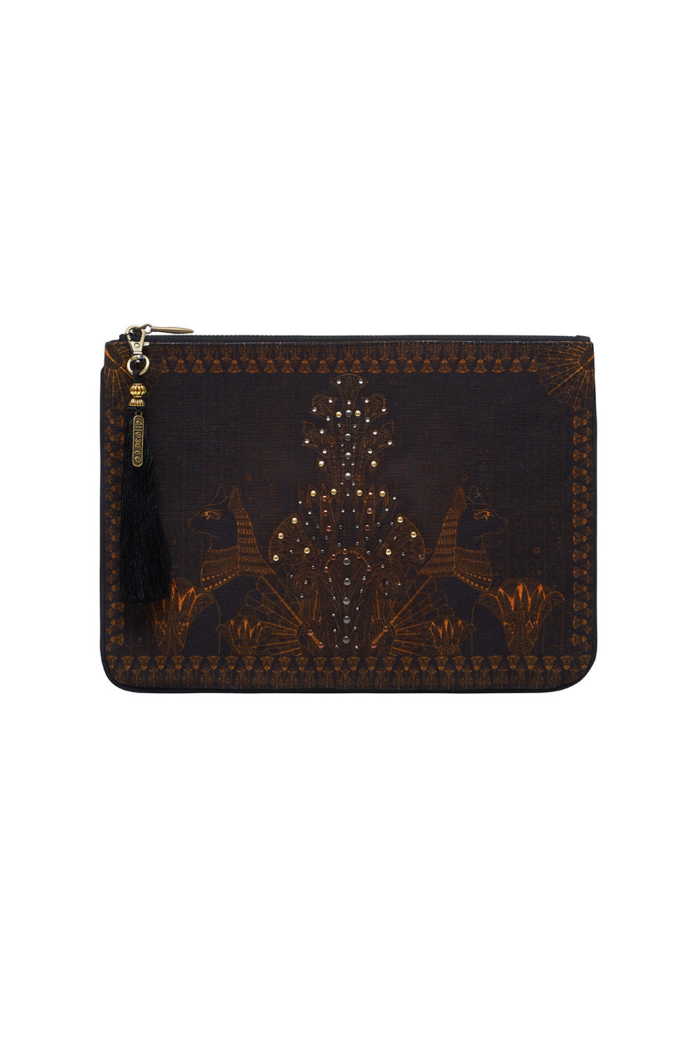 SMALL CANVAS CLUTCH COBRA KING