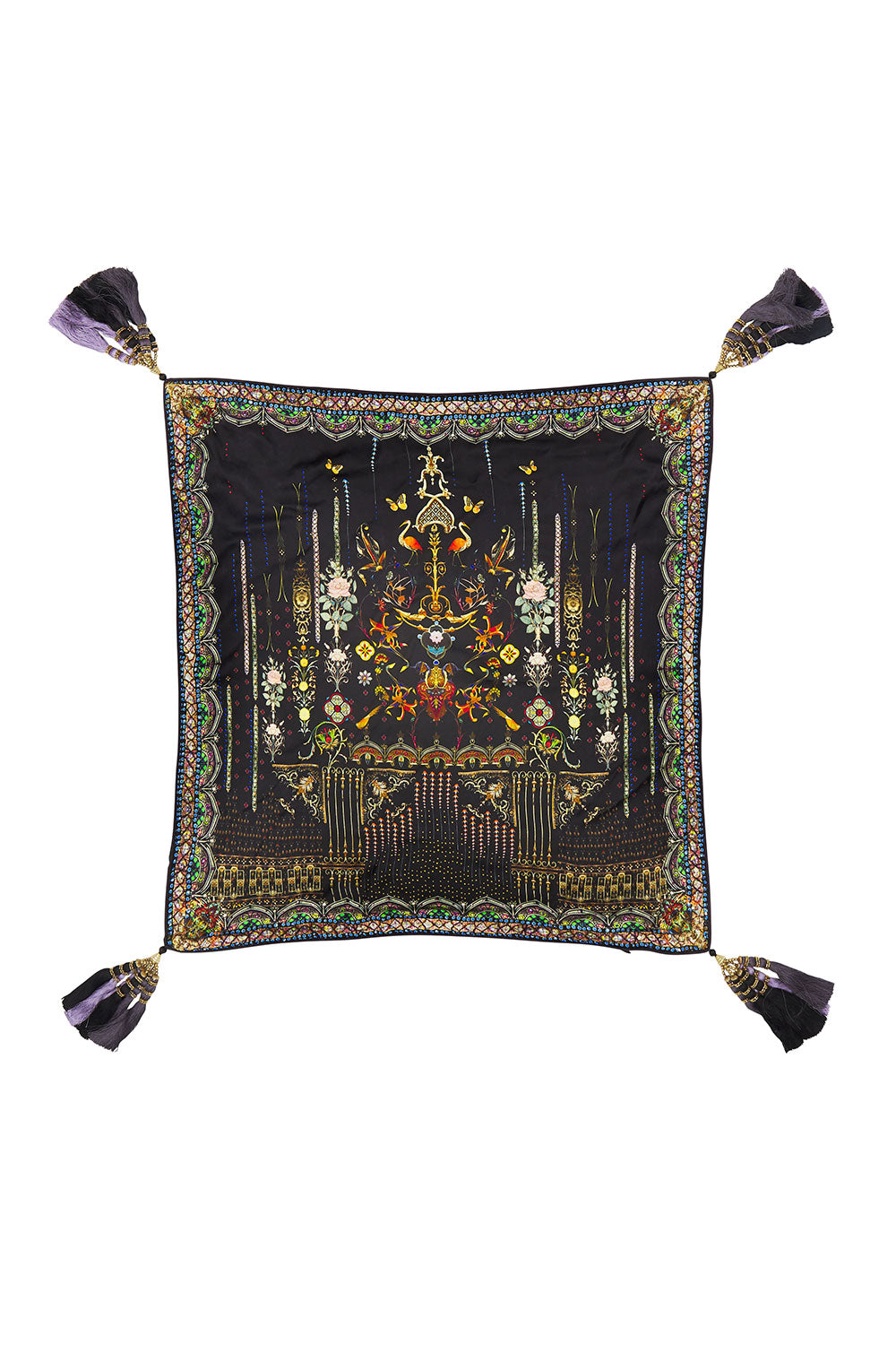 LARGE SQUARE CUSHION WILD FLOWER