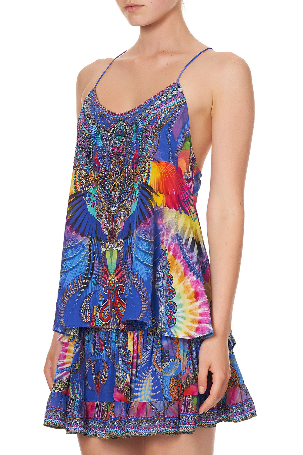 T BACK SHOESTRING TOP PSYCHEDELICA