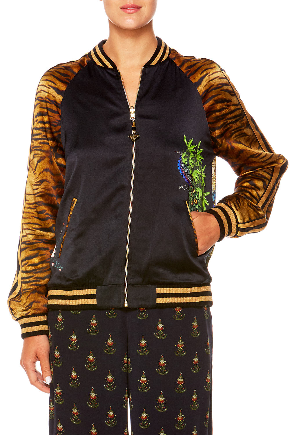 OVERSIZED BOMBER A WOMAN'S WISDOM