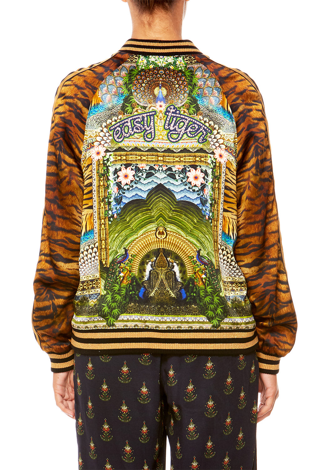 OVERSIZED BOMBER A WOMAN'S WISDOM