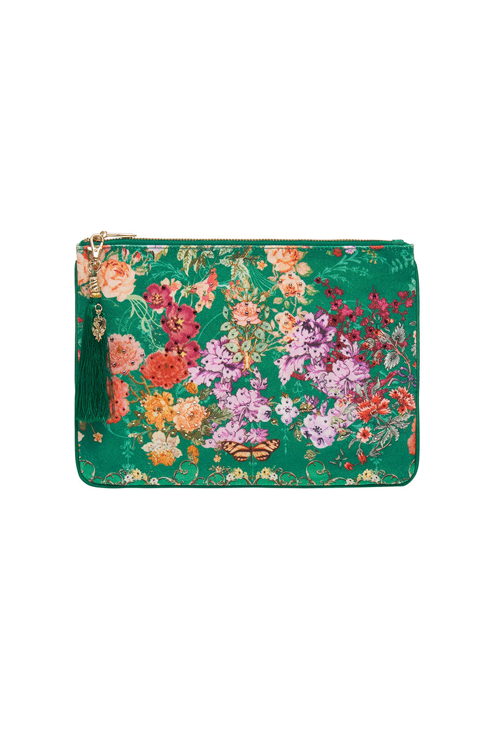 SMALL CANVAS CLUTCH DIARIES FROM A VILLA