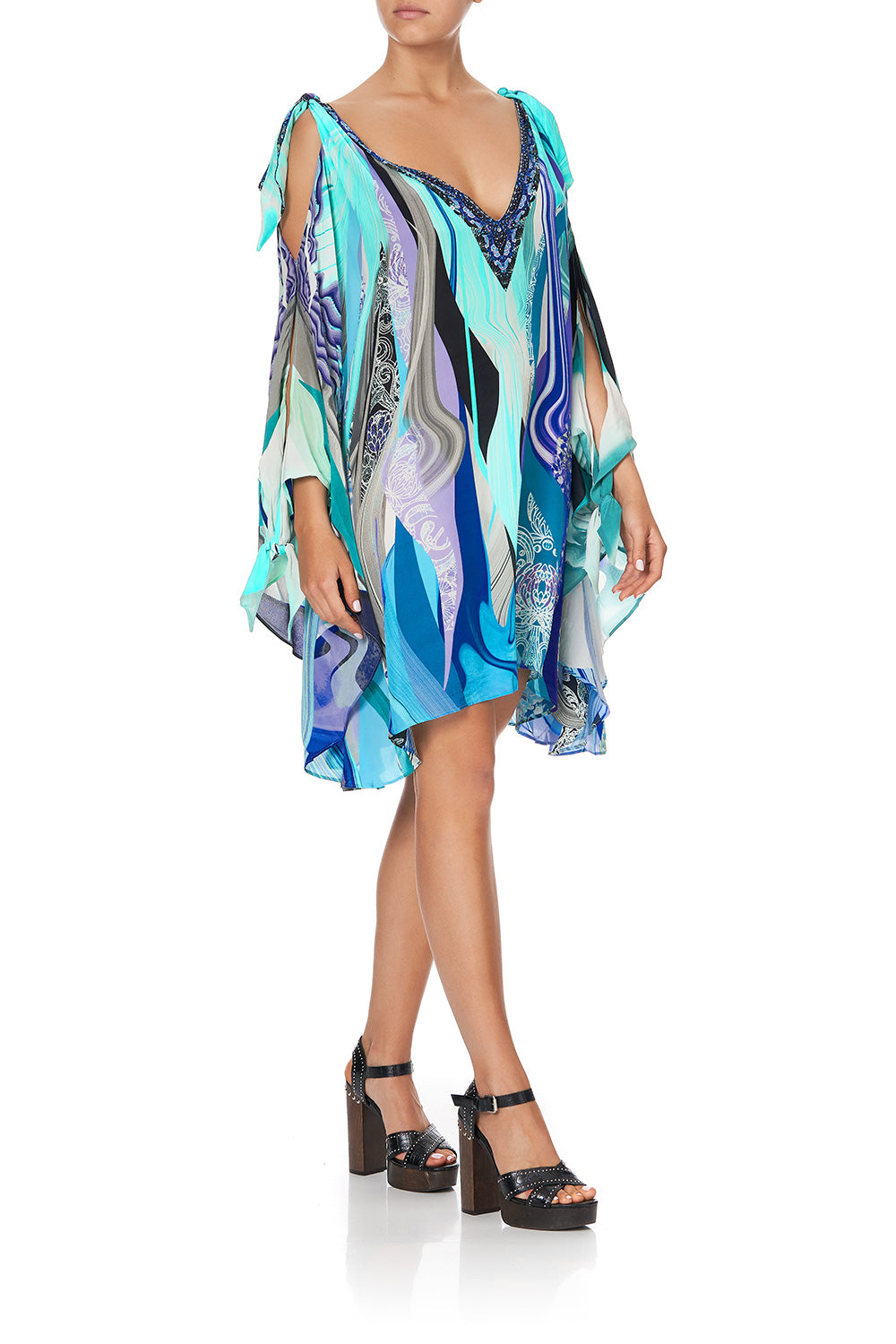 SCARF TIE SHORT KAFTAN WATEGOS WANDERLUST