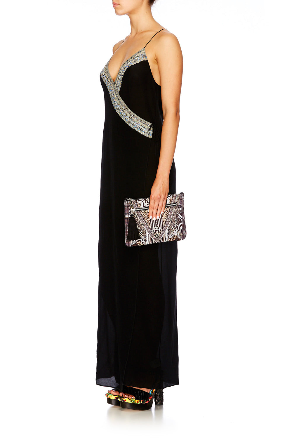 TRIBAL THEORY SMALL CANVAS CLUTCH