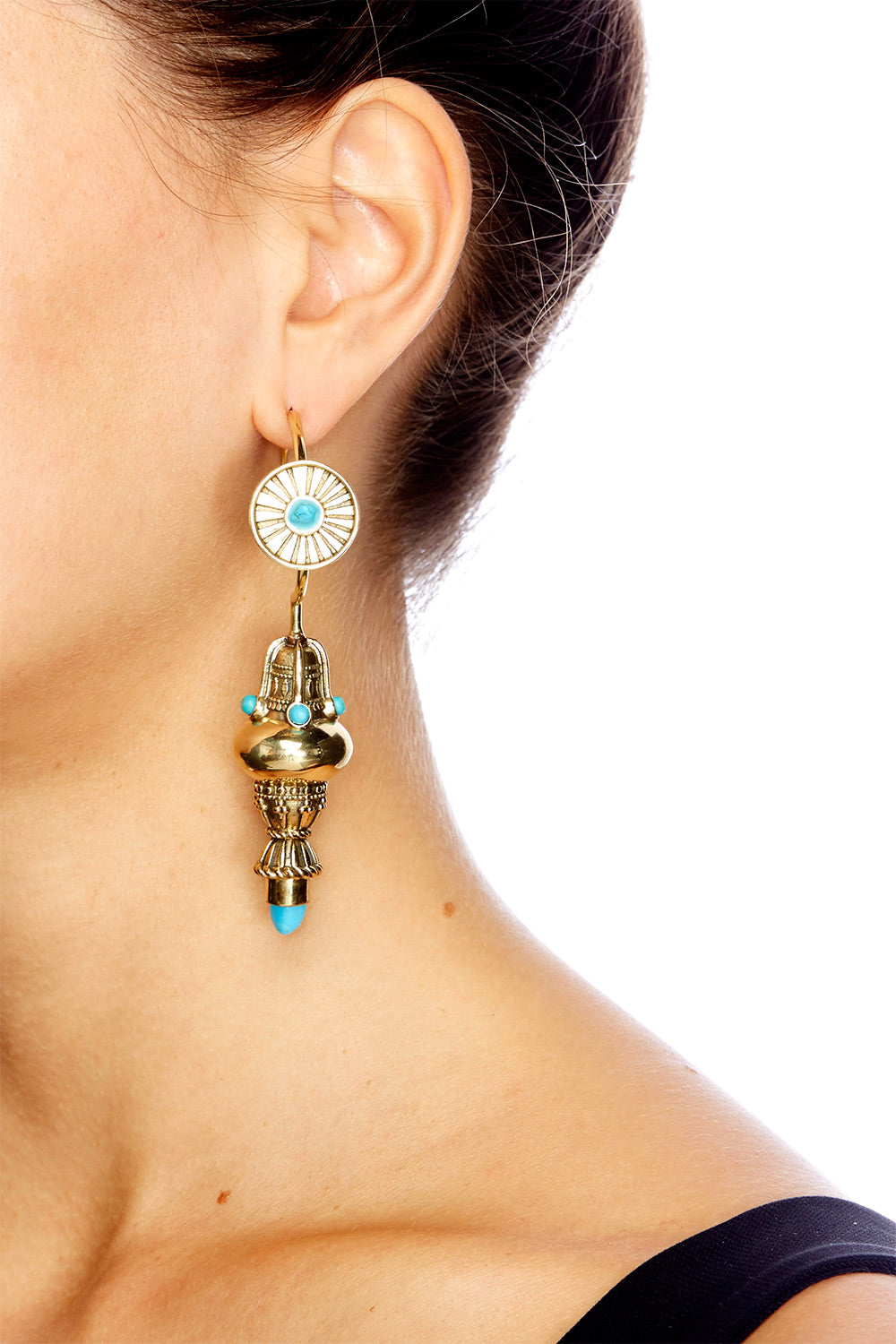 PHOENIX RISE HOOK DROP EARRING