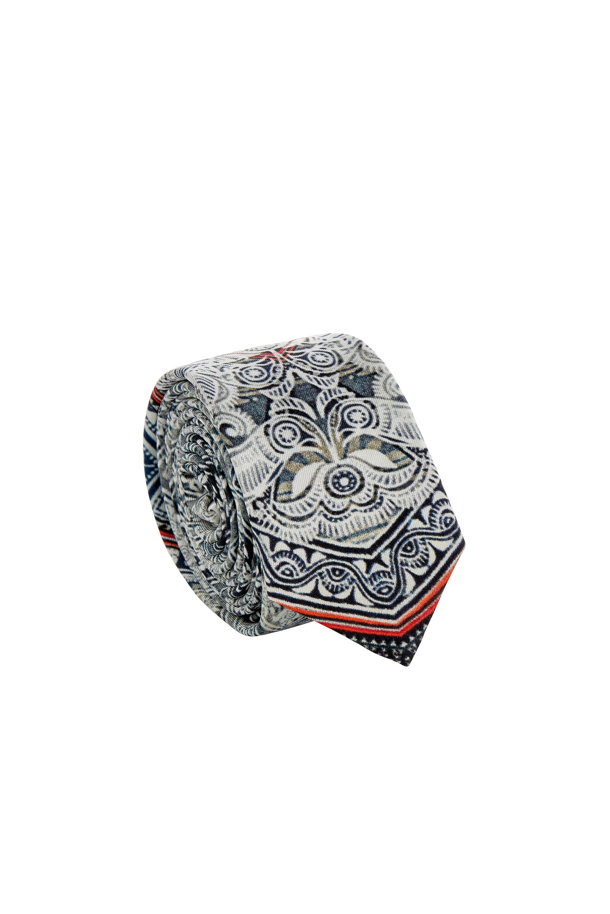 ANTIQUE BATIK MEN'S THIN TIE