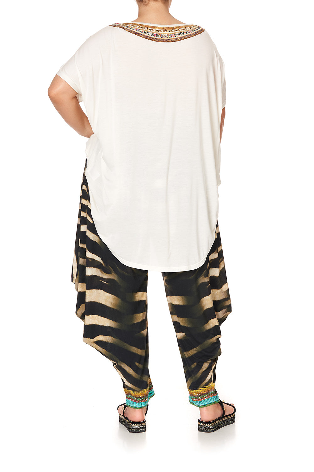 JERSEY DRAPE PANT WITH POCKET BAKORA