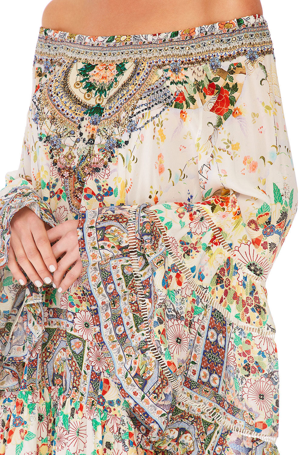 CAMILLA TIME AFTER TIME A-LINE FRILL DRESS