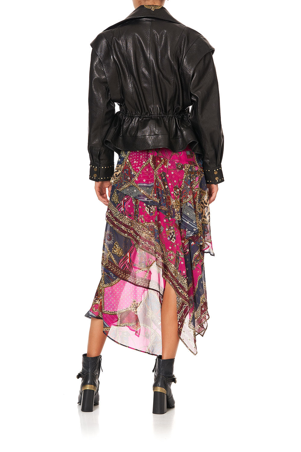 ASYMMETRICAL RUFFLE SKIRT DINING HALL DARLING