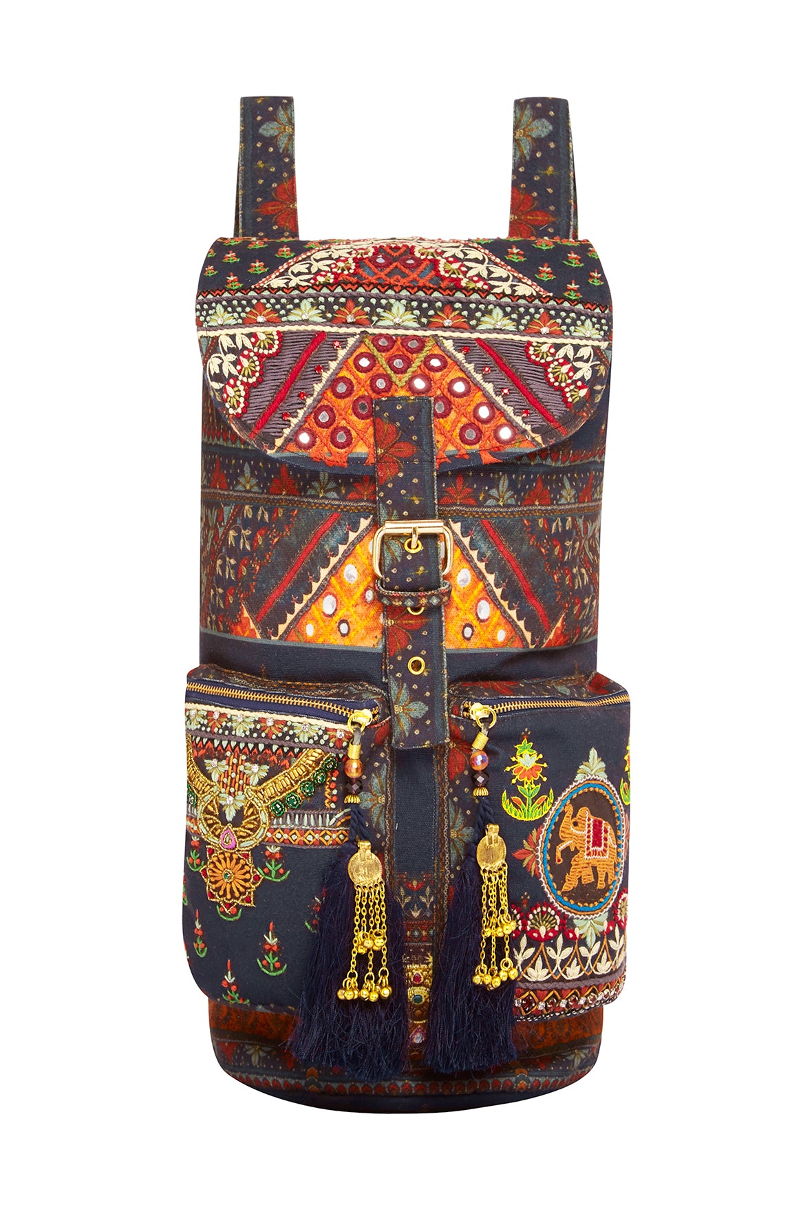 BLISS OF BOHEMIA EMBELLISHED BACKPACK