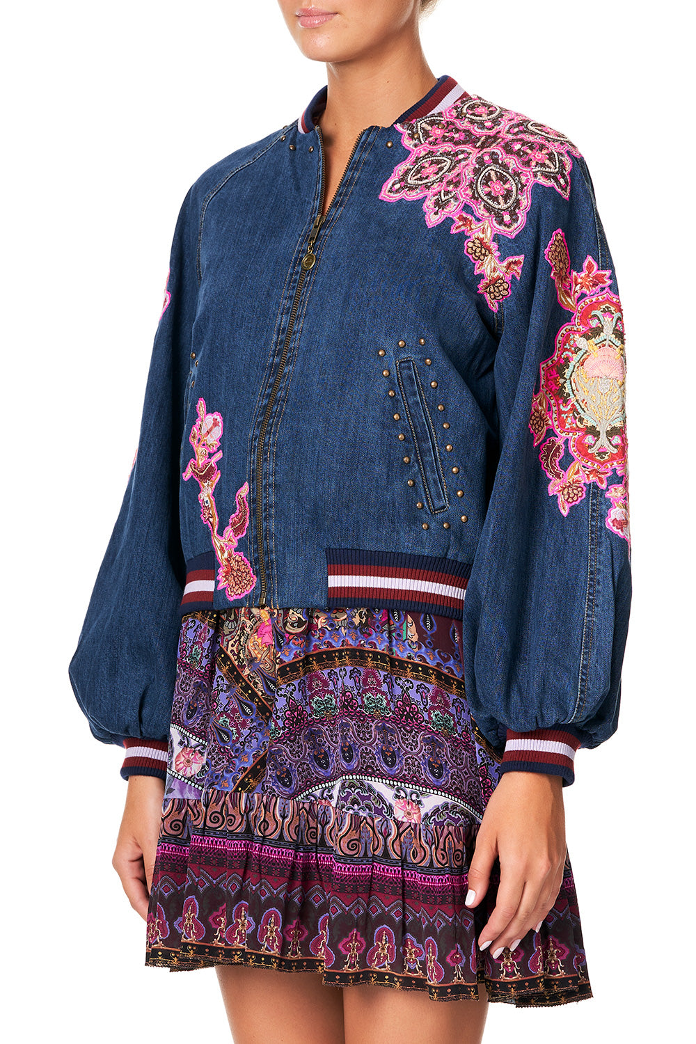 CAMILLA BLOUSON SLEEVE BOMBER DAUGHTER'S DESTINY