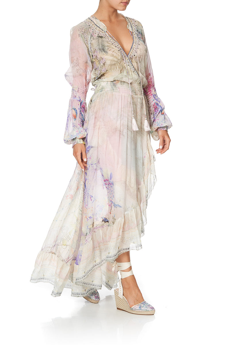 MINI DRESS WITH RUFFLE HEM MERMAID MILLA
