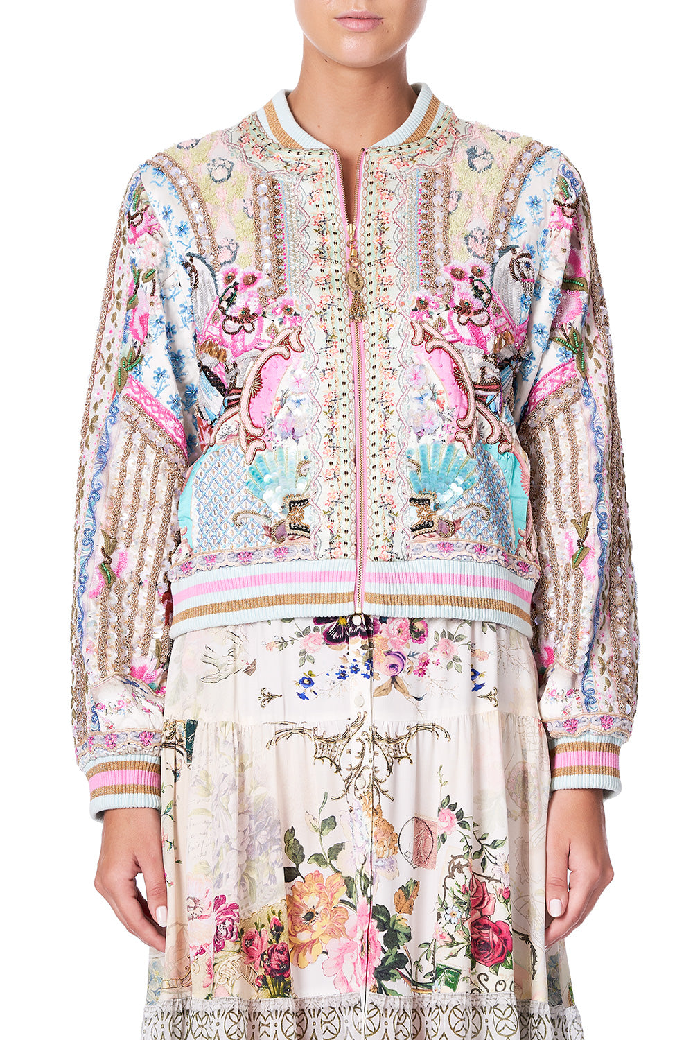 CAMILLA BOMBER JACKET CAROUSEL MADEMOISELLE