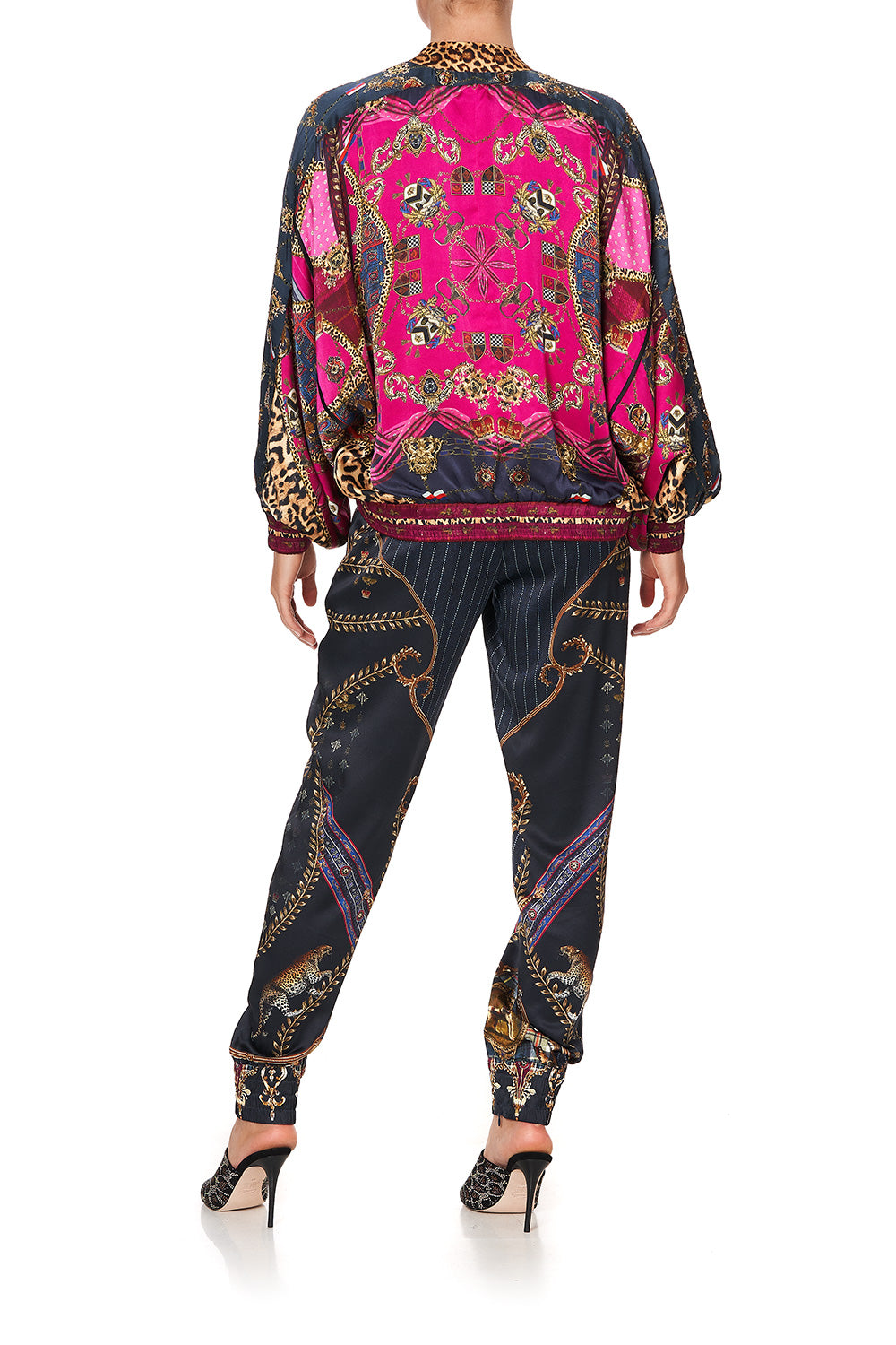 BOMBER JACKET WITH DOLMAN SLEEVE DINING HALL DARLING