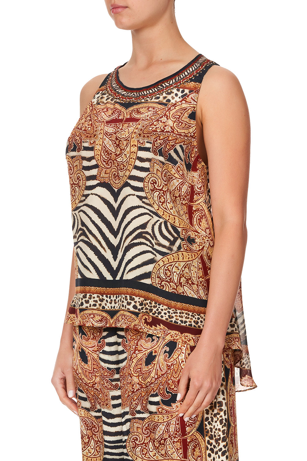 BUTTON BACK TOP WILD FIRE