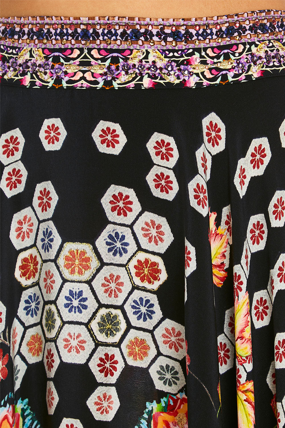 CAMILLA PAINTED LAND CIRCLE SKIRT