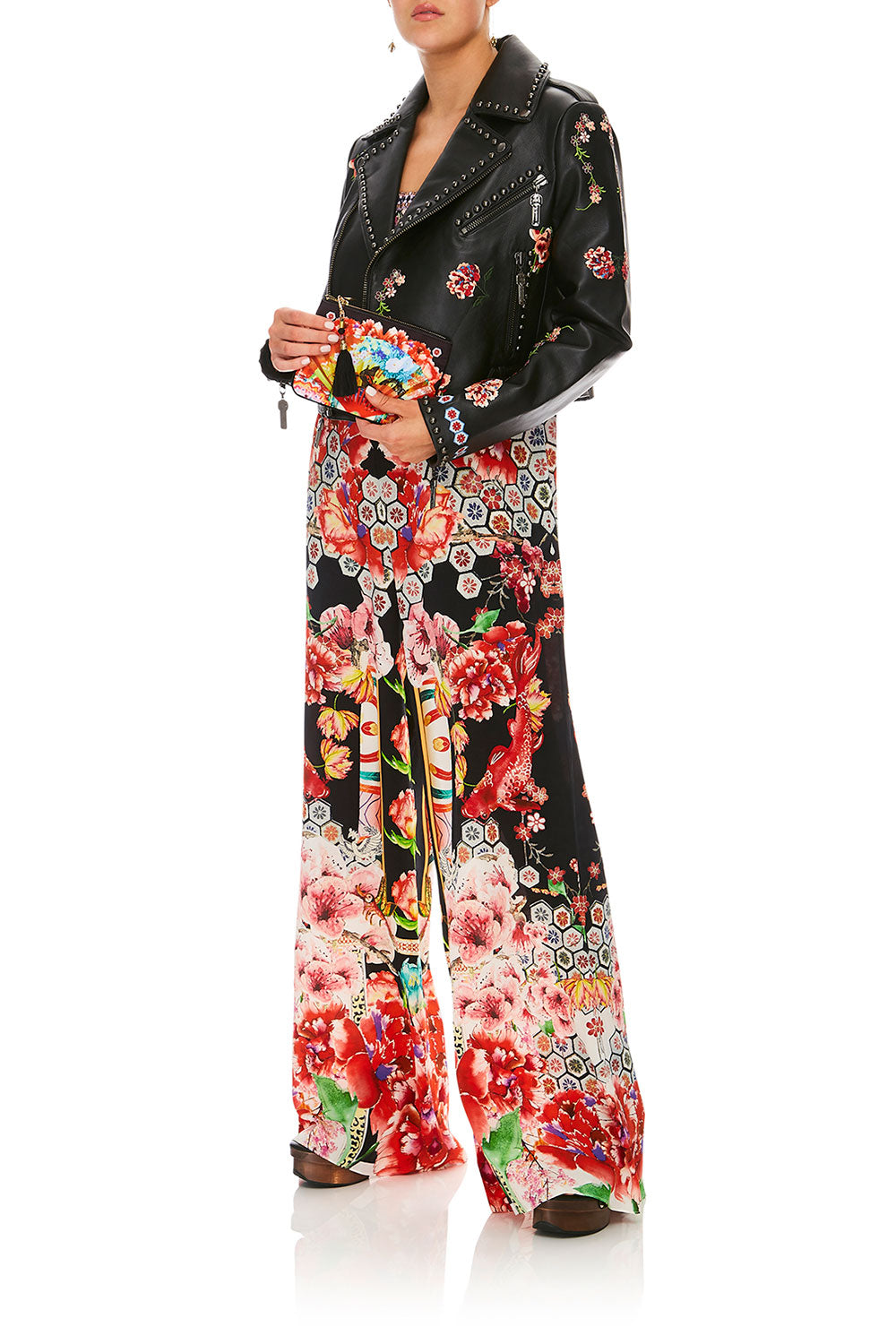 COIN AND PHONE PURSE PAINTED LAND