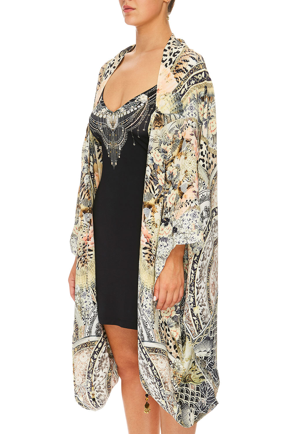 CAMILLA DRAPED CAPE MOTO MAIKO