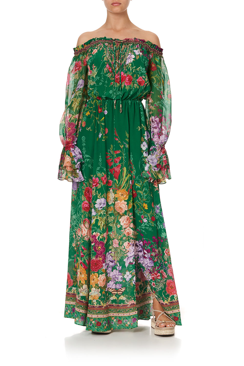 DROP SHOULDER SPLIT DRESS DIARIES FROM A VILLA