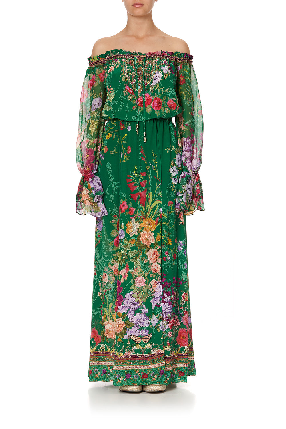 DROP SHOULDER SPLIT DRESS DIARIES FROM A VILLA