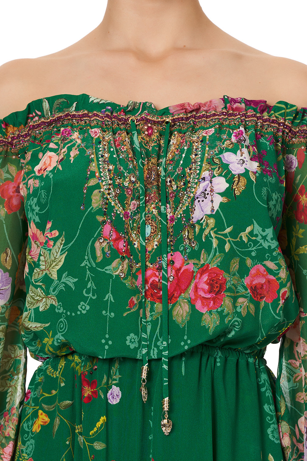 DROP SHOULDER SPLIT DRESS DIARIES FROM A VILLA