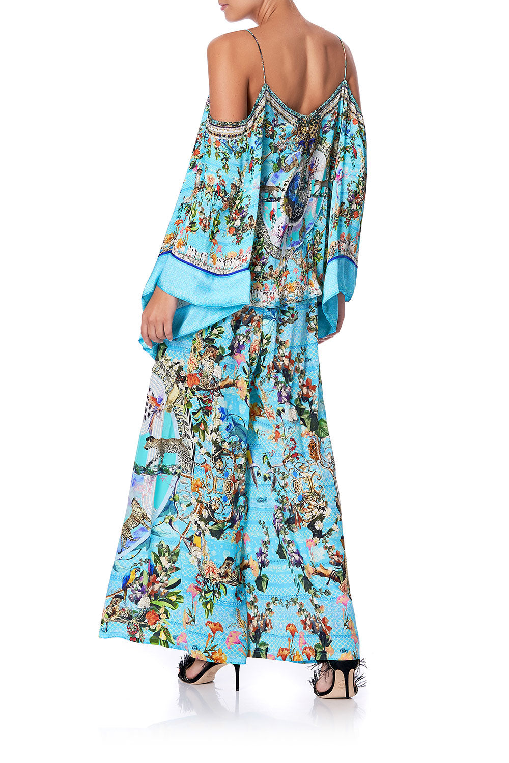 WIDE LEG TROUSER WITH FRONT POCKETS GIRL FROM ST TROPEZ