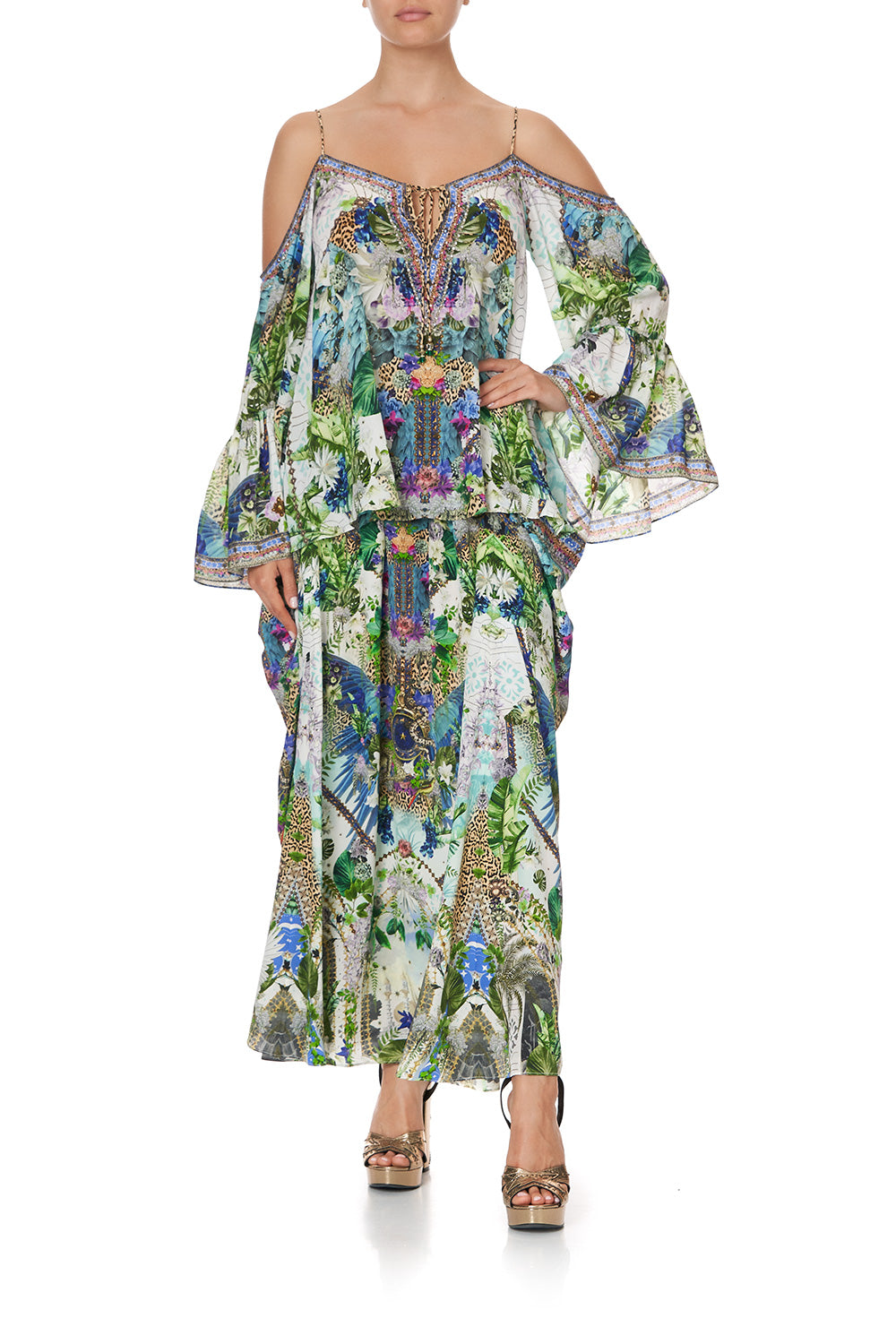 DROP SHOULDER TOP MOON GARDEN