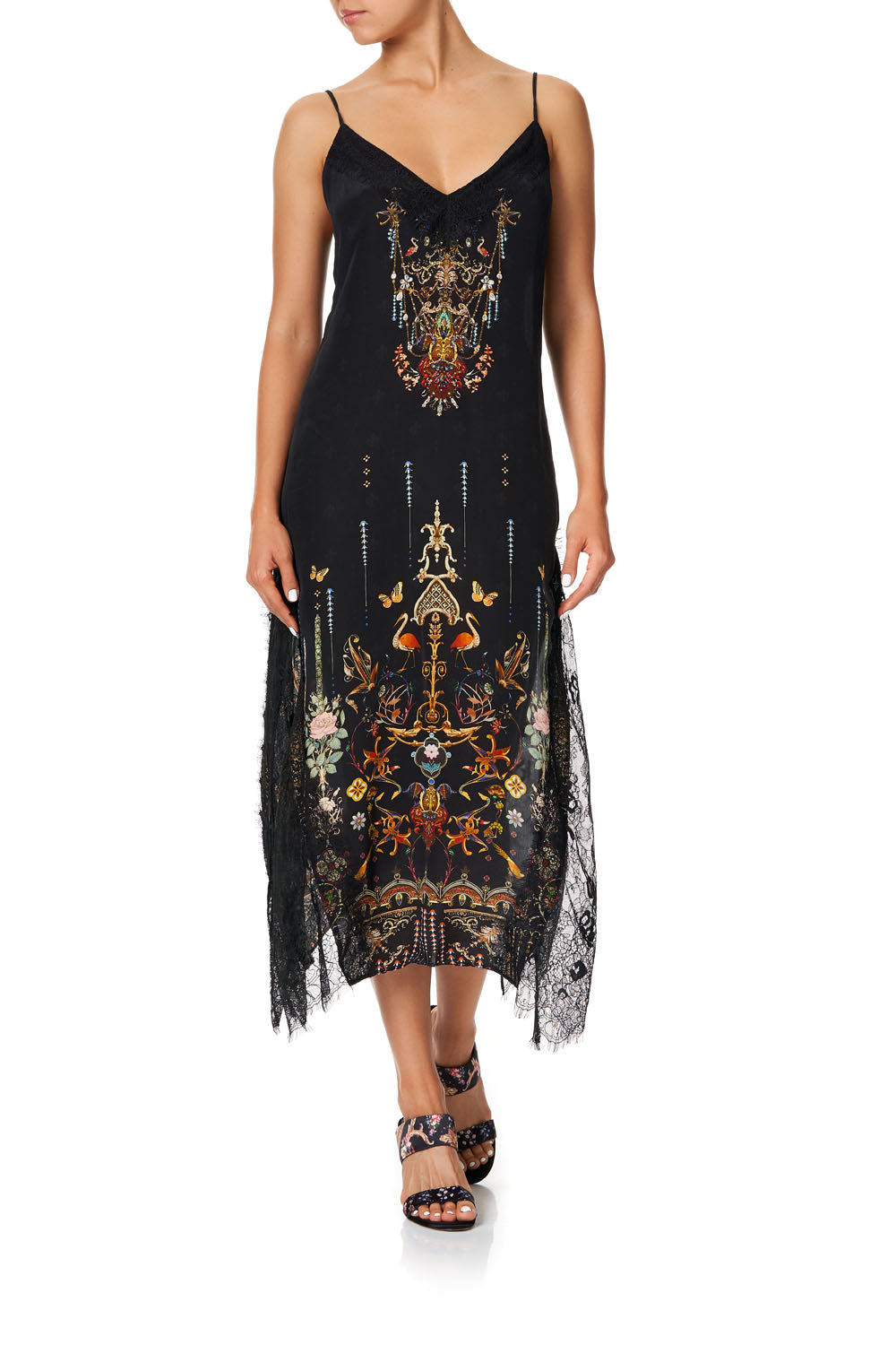 MIDI LACE SLIP REBELLE REBELLE