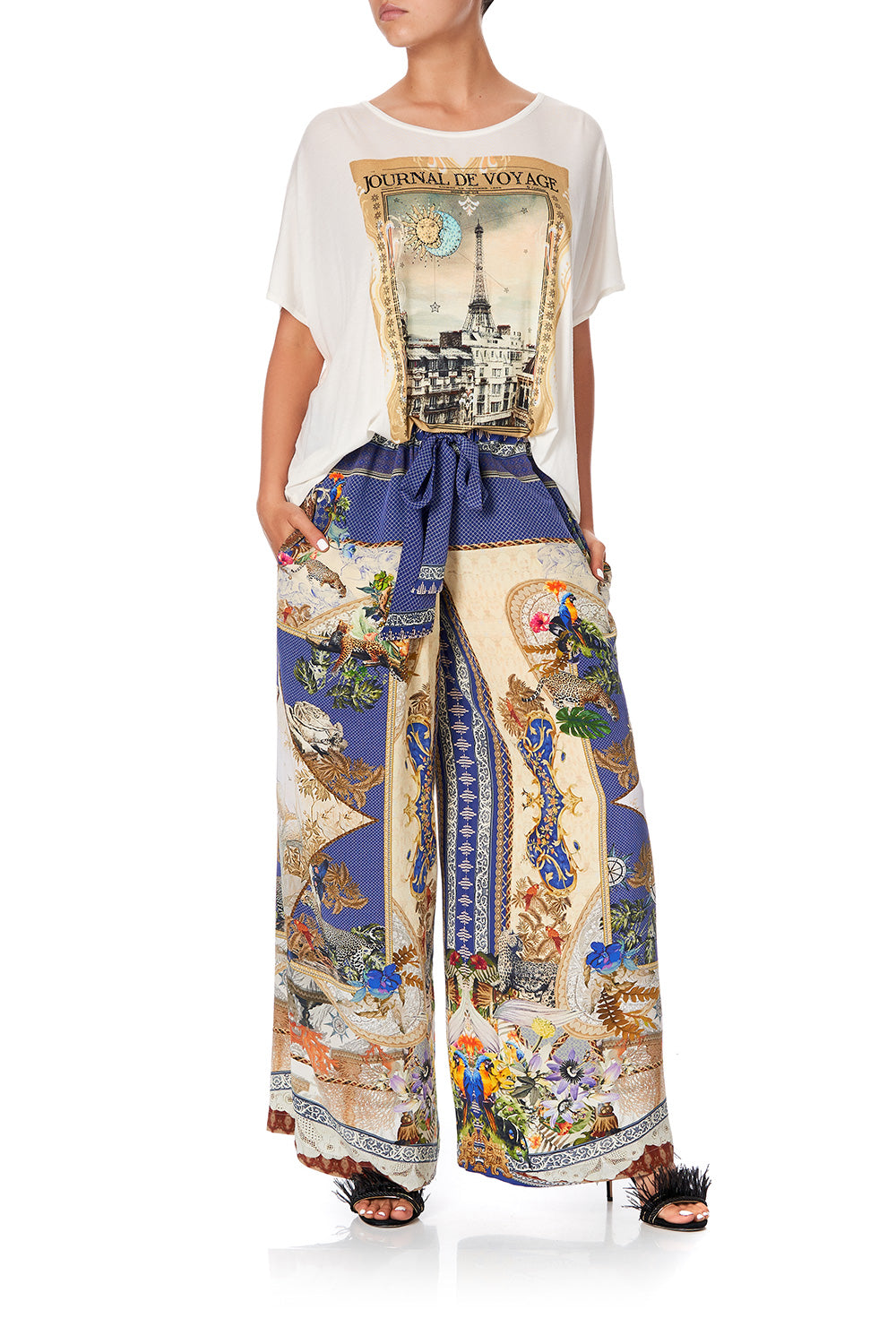 LOUNGE TROUSER WITH WAIST TIE MUSE NOVELS