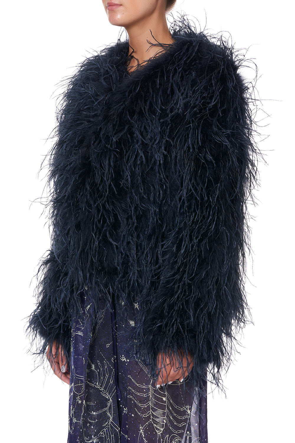 FEATHER JACKET ITS A SIGN