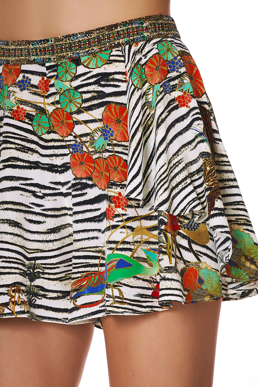 FRONT OVERLAY SHORT COSMIC CONFLICT