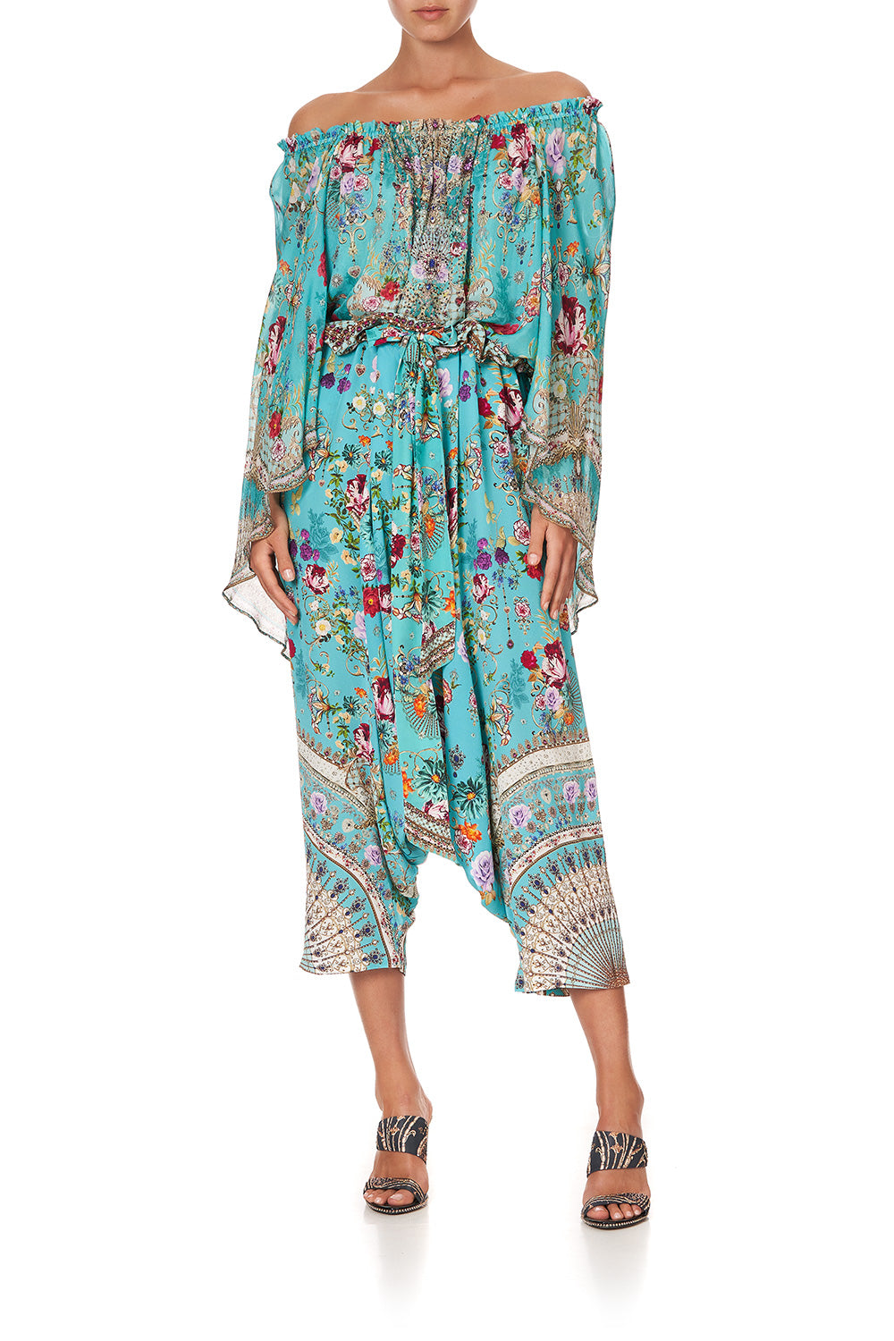 HANDKERCHIEF HEM BLOUSE A SONNET FOR SATINE