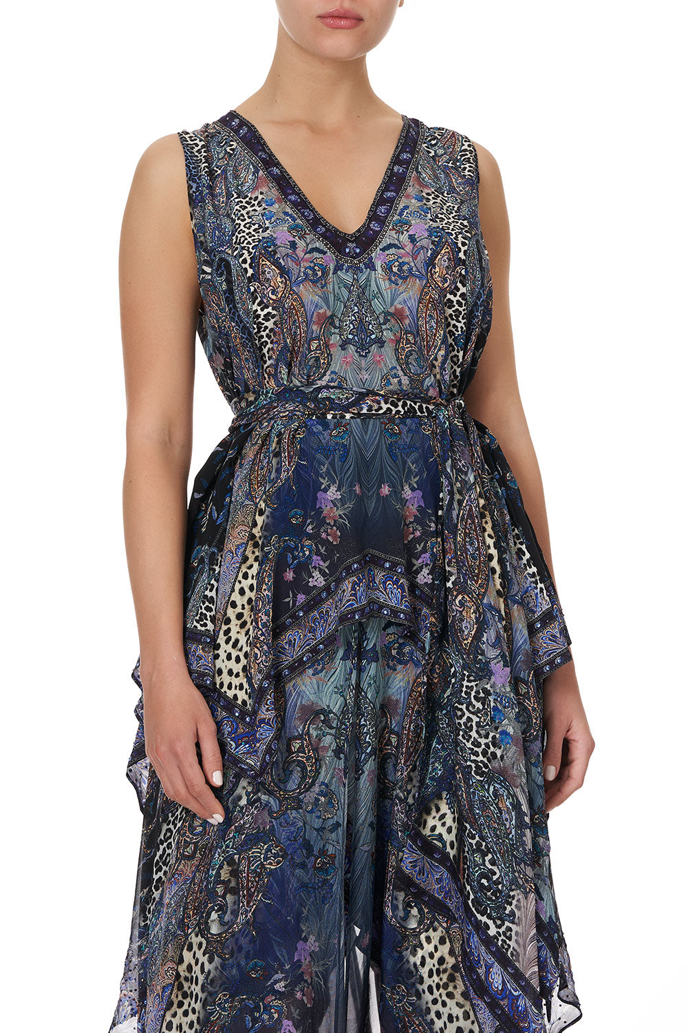 HANDKERCHIEF HEM TOP FESTIVAL EXPRESS