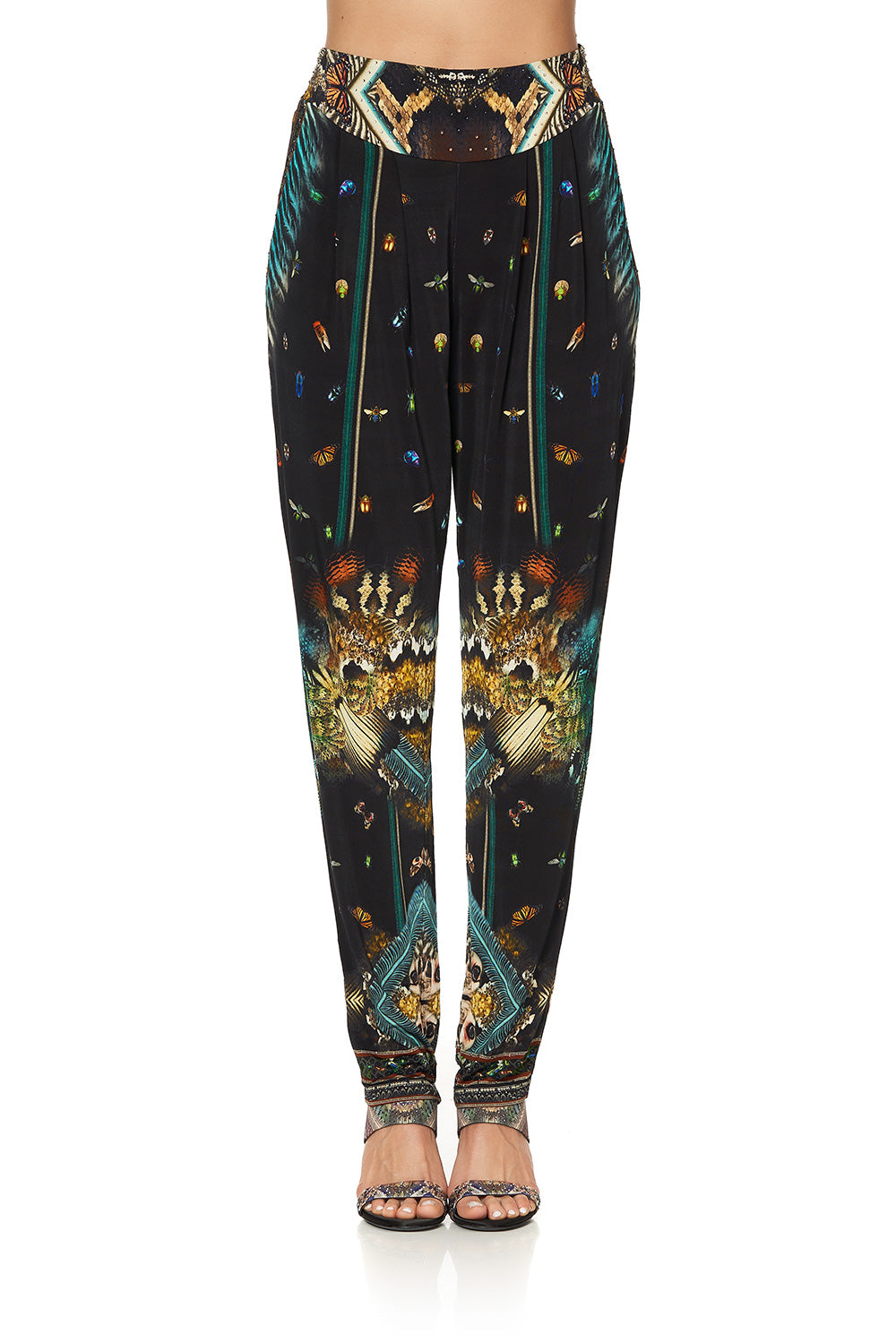 HAREM PANT WITH FRONT PLEATS MATERNAL INSTINCT