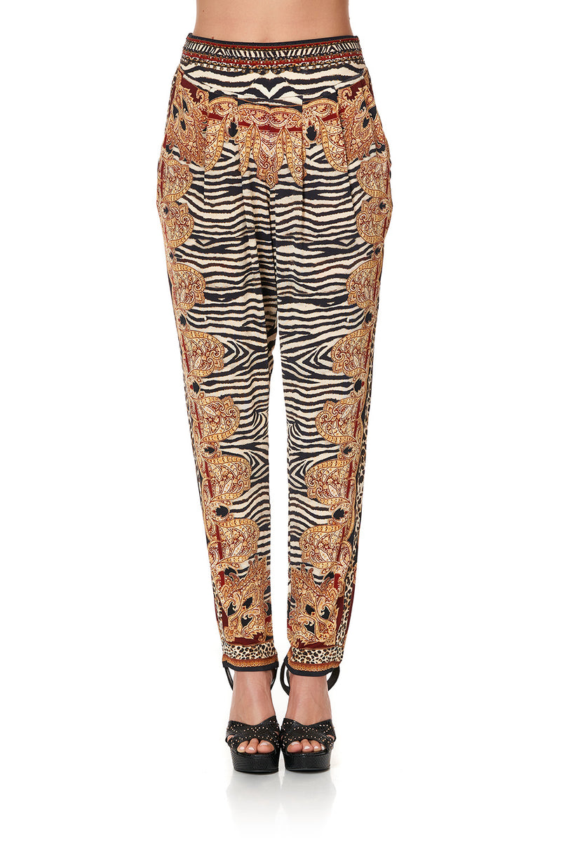 HAREM PANTS WITH FRONT PLEATS DRIFTING DREAMER