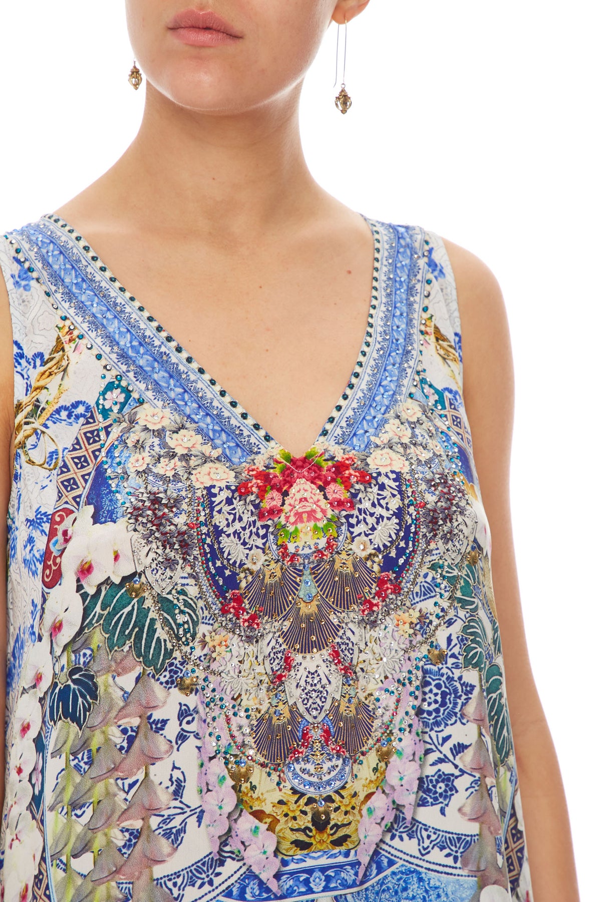 CAMILLA HIGH LOW CROSS BACK TOP GEISHA GATEWAYS