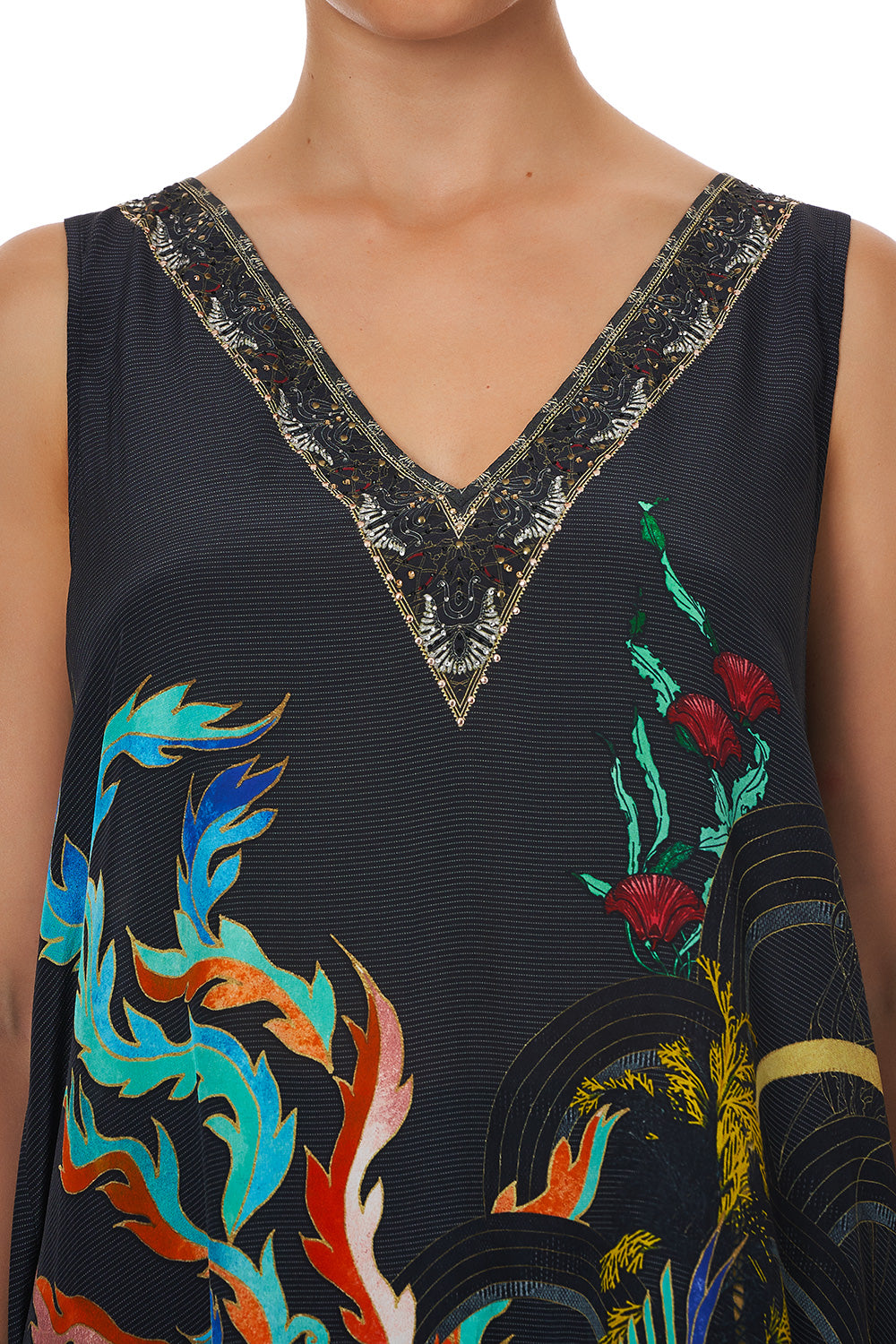 HIGH LOW CROSS OVERLAY TOP WISE WINGS