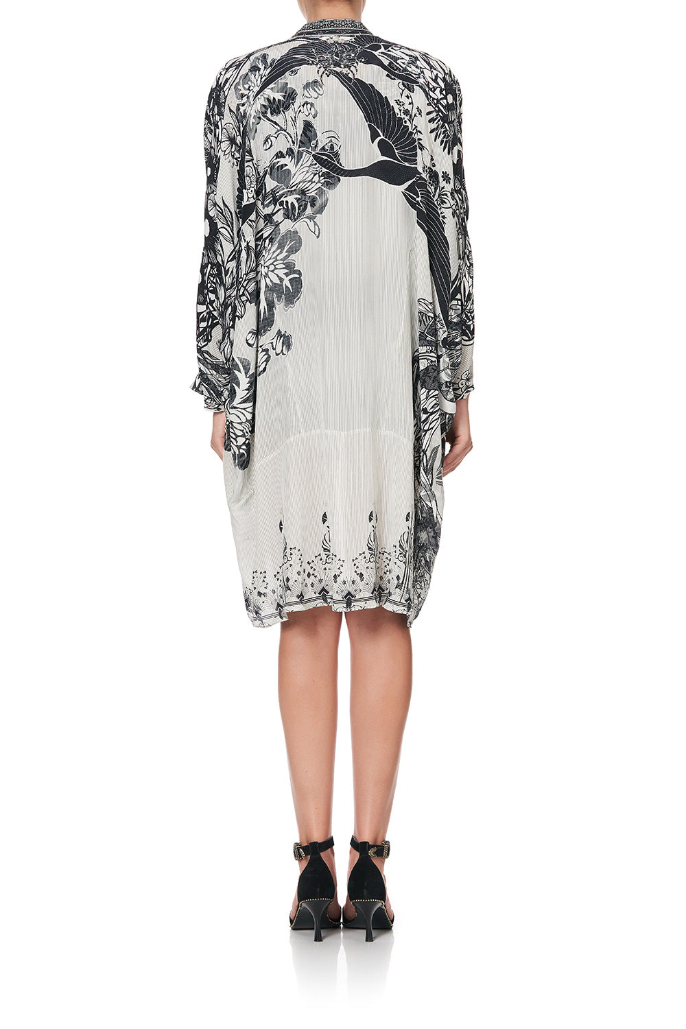 HIGH LOW HEM CASUAL JACKET SILVER LININGS